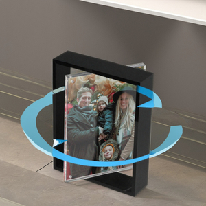 Creative Double-Sided Spinning Acrylic Photo <b>Frame</b> 4×6 – UV <b>Printed</b> Eco-Friendly Gift & Souvenir Display - Product Image 2