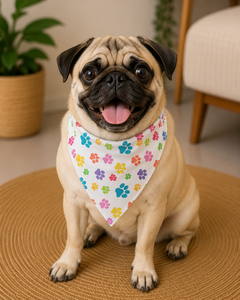 Bandana pour chien fabriqué en Inde, en tissu doux, confortable, respirant, élégant et durable, pour un usage quotidien. - Product Image 1