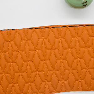 Tissu matelassé en PVC brodé pour tapis de siège de voiture, en mousse et éponge, avec broderie en cuir - Product Image 5