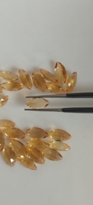Citrine dorée naturelle, coupe marquise 10x5MM, pierre précieuse de qualité supérieure pour la fabrication de bijoux - Product Image 5