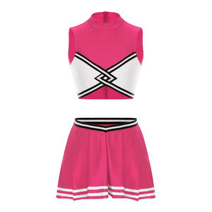 Nouvelle Arrivée Prix Usine Fabriqué au Pakistan Uniforme de Cheerleading pour Femmes Réversible Dernier Style Ensembles Sans Manches Personnalisables En Promotion - Product Image 4