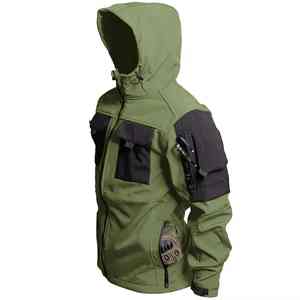 Chaqueta Táctica Impermeable Ecológica para Hombre, con Cierre, para Todas las Estaciones, Forro Polar - Product Image 5