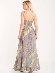 Robe de styliste bohème pour femmes, Sari en soie, élégante, nouvelle collection 2020 - Product Image 3