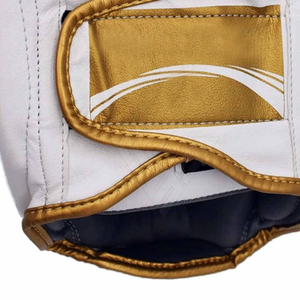 Vente en gros de protège-têtes professionnels pour la boxe/le karaté, en cuir, légers, personnalisables, OEM, design unique - Product Image 5