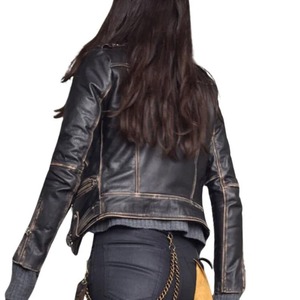 <b>Women</b> Leather <b>Jacket</b> with Soft Premium Leather Stylish Everyday Outerwear OEM Custom Design Service - Product Image 2