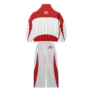 Ensemble de survêtement sportif vintage de haute qualité, unisexe, entièrement personnalisable, léger, en polyester, pour unisexe - Product Image 2