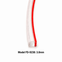 Bande adhésive transparente en acrylique FD-9238 de 3 mm de largeur, ruban adhésif double face de 3,8 mm pour fentes de cartes et boîtes de présentation, sans résidu