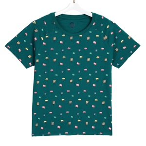 Camiseta personalizada de manga raglán con cuello redondo para niños de la mejor calidad, ropa de verano, diseño totalmente impreso, estilo informal, precio sencillo - Product Image 1