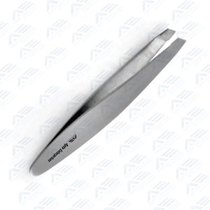 Professional Beauty Instruments Beauty Tools Eyebrow Grooming Custom Color Grip Stainless Steel Eyebrow Tweezers - Product Image 6