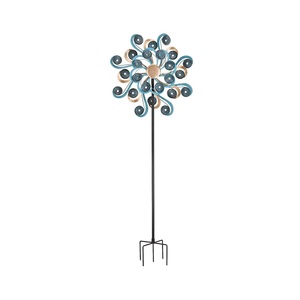 Meilleures ventes : Moulin à vent rotatif avec piquet de jardin en métal stable, pour décoration extérieure, taille et forme personnalisables - Product Image 4