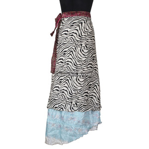 Huge Selection of Latest Stylish <b>Wrap</b> <b>Skirts</b> 2 Layer Reversible Magic Silk Saris <b>Wrap</b> Long <b>Skirt</b> Silk Long <b>Wrap</b> <b>Skirts</b> Fashion - Product Image 6