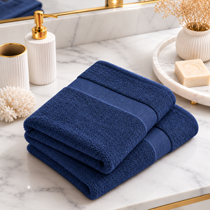 Serviette de toilette pour l'hôtellerie, coton de haute qualité, tissu éponge absorbant, douce et lavable - Product Image 1