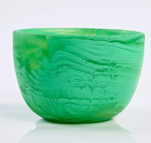 Greatest Eco-Friendly <b>Resin</b> Bowl Latest Design <b>Top</b> Selling Green Color Deep Bowl Food Dessert Salad Party - Product Image 1