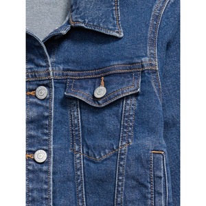 Chaqueta Vaquera Elegante para Mujer, Cierre de Botones, Bordado Oscuro, Prenda Exterior Casual Ecológica, Servicio OEM Personalizable, Estilo Moderno para Uso Diario - Product Image 6