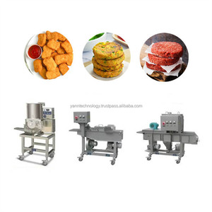 3 pulgadas eléctrico grande completamente automático patata carne hamburguesa Patty carne chuletas moldeado que hace la máquina pollo Nuggets máquina - Product Image 5