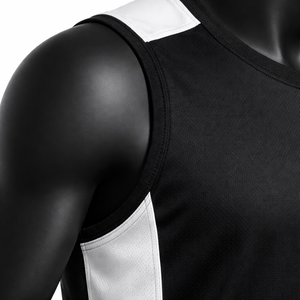Chaleco Deportivo Unisex Negro sin Mangas, Cuello Redondo, Transpirable, Ligero, de Poliéster, Corte Regular para Adultos, para Todas las Temporadas - Product Image 5