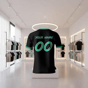 T-shirt léger en polyester à col rond et manches courtes pour impression par sublimation à chaud - Product Image 3