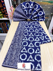 Tissu en coton imprimé batik africain, motif géométrique abstrait, textile sur mesure, fournisseur en gros OEM ODM, Nigéria, Ghana, Kenya - Product Image 6