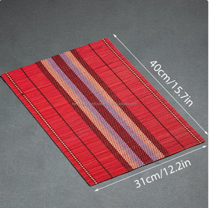 Fábrica al por mayor venta al por mayor de bambú mantel Sushi de vajilla - Product Image 3