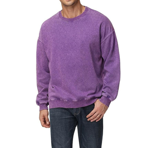 สเวตเชิ้ตผ้าฝ้ายสำหรับผู้ชายเสื้อสเวตเชิ้ตผ้าคอตตอนผสมดีไซน์ใหม่ล่าสุดเสื้อผ้าแนวสตรีท - Product Image 2