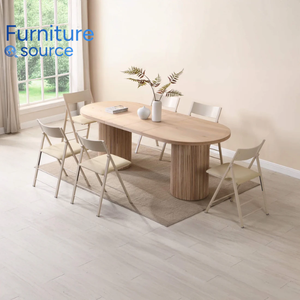 Bộ bàn ăn bằng gỗ rắn có thể mở rộng-Bàn ăn khách sạn với bề mặt sạch và khớp-Tùy chỉnh được thực hiện tại Việt Nam với bao bì - Product Image 3