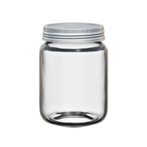 Pot en verre de qualité supérieure avec couvercle en métal pour le stockage des aliments, l'organisation des épices, la présentation sur le comptoir de cuisine, pot décoratif pour la maison - Product Image 2