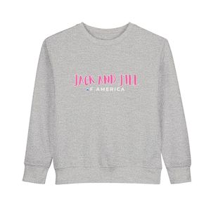 เสื้อสเวตเชิ้ตคอกลมเด็กเล็ก แจ็คแอนด์จิล ออฟ อเมริกา ผ้าฟลีซนุ่ม แขนยาว เสื้อคลุมเด็ก สวมใส่สบาย ลำลอง ขายส่งเสื้อผ้า - Product Image 1