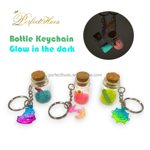 Porte-clés souvenir motif animal avec bouteille de sable Impression UV Sac à dos de voyage Accessoires - Product Image 5