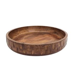 Tazón de Madera Rústica de Primera Calidad para Servir Sopa de Arroz con Servidor, Tazón de Madera de Acacia Hecho a Mano para Servir la Cena o el Almuerzo - Product Image 4