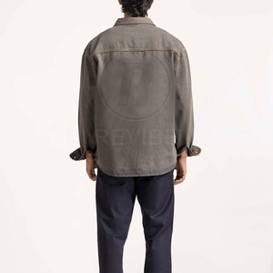 Chemises pour hommes de qualité supérieure, en tissu coton, style moderne, pour l'extérieur - Product Image 3