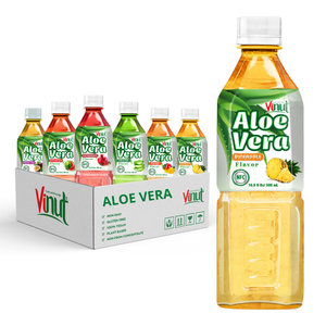 เครื่องดื่มว่านหางจระเข้ผสมทับทิม VINUT รสชาติสดชื่น ตัวเลือกที่ดีที่สุด บำรุงผิวด้วยว่านหางจระเข้และทับทิม (500 มล.) ผลิตในเวียดนาม รับผลิตแบบ OEM และ White Label - Product Image 2