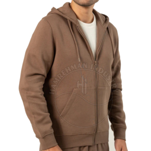 Sweat à capuche pour homme en gros, collection Hiver 2025, style streetwear de luxe, personnalisable, service OEM, 100% coton respirant, impression numérique - Product Image 4