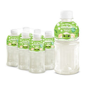 น้ำมะพร้าวคุณภาพสูงพร้อมเนื้อมะพร้าววุ้น 500 มล. บรรจุขวด PET น้ำผลไม้ธรรมชาติ 100% ยี่ห้อนาวอน ผู้จัดจำหน่ายขายส่ง - Product Image 1