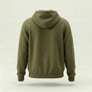 Sudadera con Capucha Extra Grande, Unisex, Mezcla de Algodón y Felpa, Chaqueta Informal para Uso Diario - Product Image 5