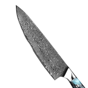 Cuchillo de Chef LEGACY BLADES de Damasco, Forjado a Mano, Profesional, con Mango de Resina de Espiga Completa, Fabricante OEM ODM - Product Image 2