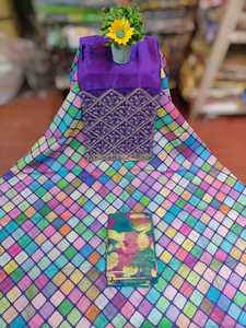 Tela de Voile de Algodón Ecológica con Estampado Digital Jacquard y Diseño Paisley para Vestidos de Fiesta para Niñas - Product Image 5