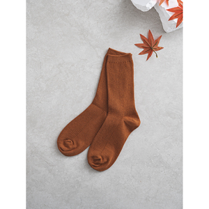 Calzini lunghi Golji color arancio intenso da donna Monfoot - Product Image 1