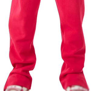 Custom Men Heavyweight Cotton Patchwork Sweatsuit Distressed Acid Wash Applique <b>Embroidery</b> Sweatpants and Cropped Hoodie <b>Set</b> - Product Image 5