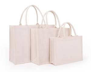 Bolsa de Playa Premium de Yute Natural con Cierre y Opción de Personalización de Marca - Product Image 5