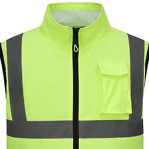 Chaleco de Seguridad Reflectante de Nylon Clase 2, Chaleco de Trabajo de Alta Visibilidad Premium, Chaleco de Seguridad Resistente Personalizado para Construcción y Trabajos Viales - Product Image 2