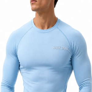 <b>Men's</b> <b>Compression</b> <b>Shirt</b> Quick Dry Soft Stretch Active Power Flexible Motion Athletic Fit Moisture Wicking Breathable Athletic - Product Image 4