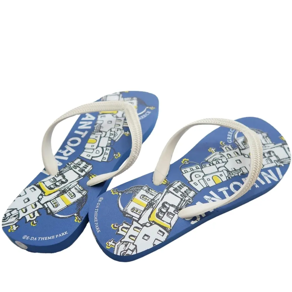 Fashionable printing rubber flip flop for 2023 Men summer rubber slippers