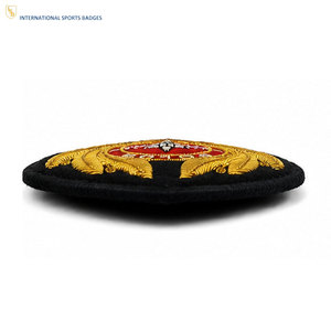 Premium Quality Custom Uniform Badges with Safety <b>Pin</b> Eco-Friendly Embroidery Fine Detail OEM Service Available - Product Image 4