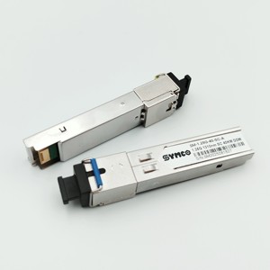 ตัวรับส่งสัญญาณ SFP 1.25G SM-1.25G-40-SC ตัวเชื่อมต่อแบบ Symco SC เป็น SC โหมดเดี่ยวไฟเบอร์ DDM 40กม. โมดูลแสง FTTH/ftx - Product Image 3