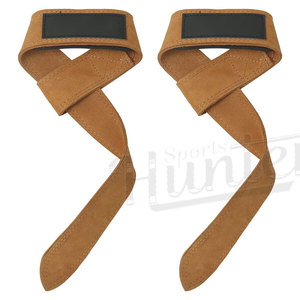 สายรัดข้อมือยกน้ำหนักหนังวัวแท้กันลื่น ระบายอากาศได้ดี สำหรับทุกเพศ  รับผลิตตามสั่งพร้อมโลโก้  หลายสี  บริการ ODM OEM - Product Image 3