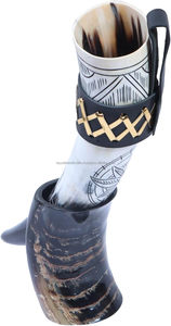 Customise <b>Drinking</b> <b>Horn</b> with Unique Engraving Design Beer <b>Horn</b> From India - Product Image 2