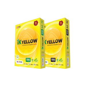Export grade IK Yellow <b>A4</b> copy <b>paper</b> supplied in stock with secure packaging - Product Image 5