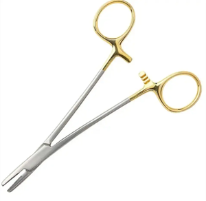 Tijeras para vendajes de 5.5 pulgadas de acero inoxidable, perfectas para cirugías, cuidado médico y uso doméstico, color rojo, instrumentos médicos de enfermería - Product Image 2