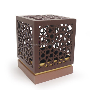 Brûleur d'encens cubique en bois de conception moderne nouveauté Bakhoor moins de coupe pour la maison hôtel bureau Villa prise d'anis étoile-cadeau - Product Image 6