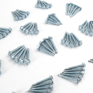 Tornillos Autoperforantes de Cabeza Hexagonal de Acero al Carbono (Métricos/Pulgadas) con Recubrimiento de Zinc Clase 8, Resistentes a la Corrosión, Integrados - Product Image 1